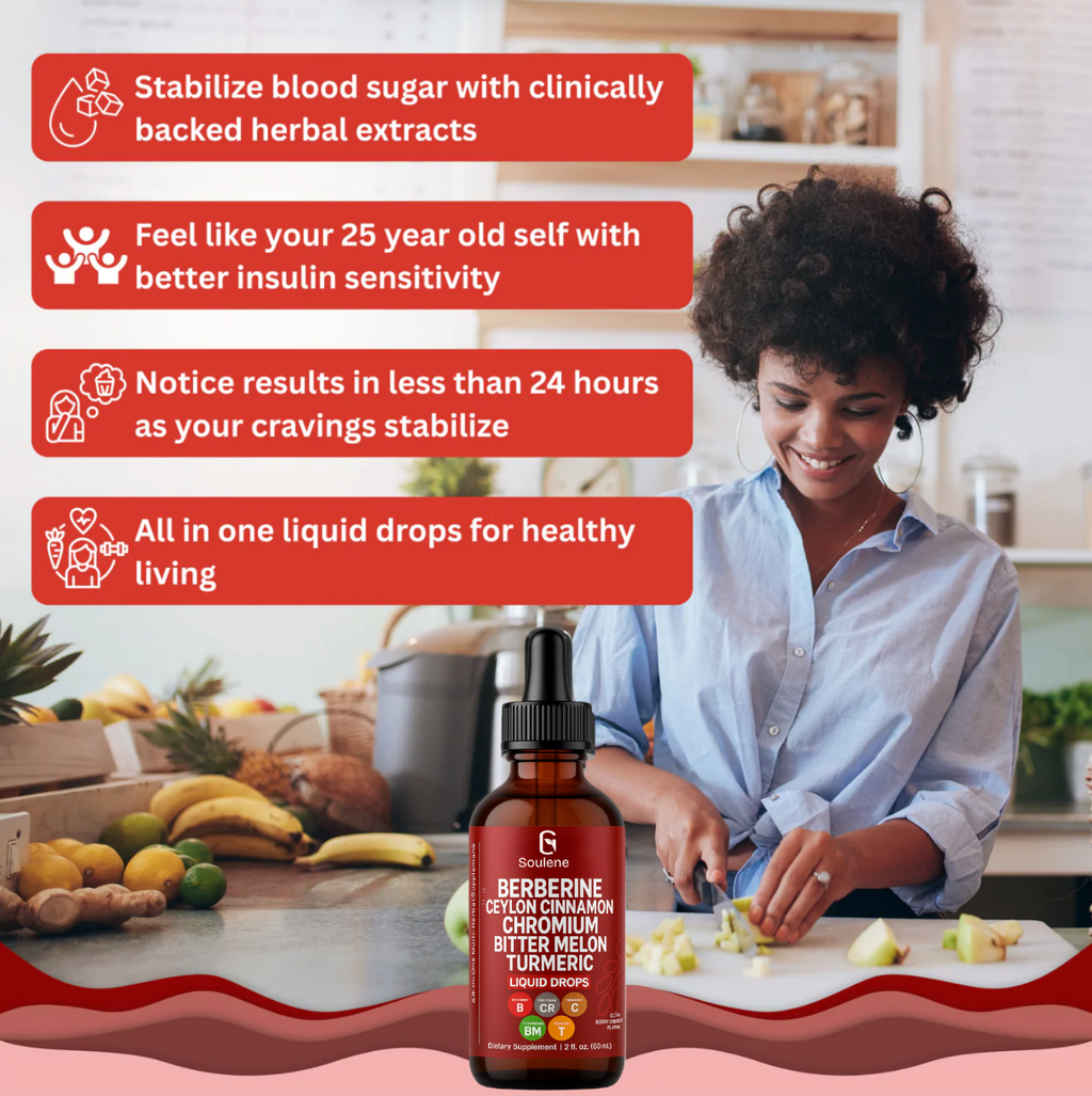 Berberine Ceylon Cinnamon Liquid Drops 1500Mg per SERVING 60Ml